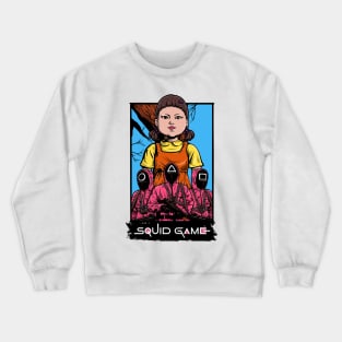 SQUID GAME doll and guards Crewneck Sweatshirt